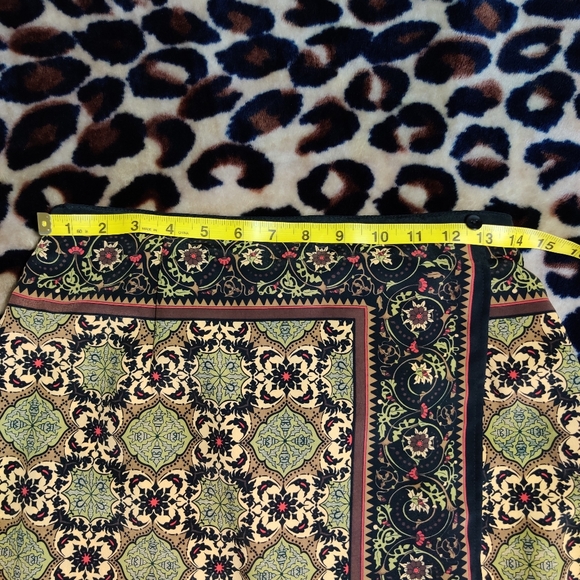 sold......VTG Faux Wrap Skirt by Sag Harbor - Picture 11 of 11